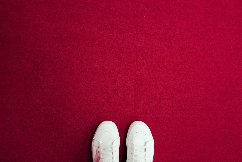 Photo Red sneakers